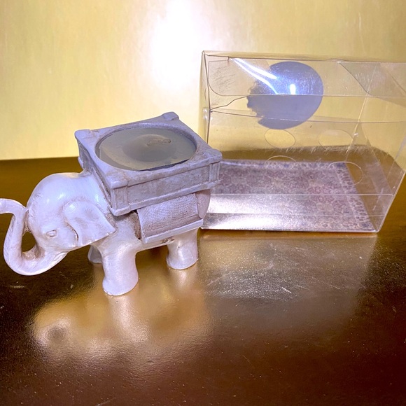 KATEASPEN LUCKY ELEPHANT TEALIGHT HOLDER VTG 2010 IN ORIGINAL PACKAGING 3” - Picture 3 of 7